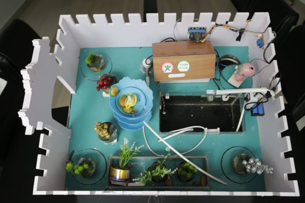 School power supply system control via IoT