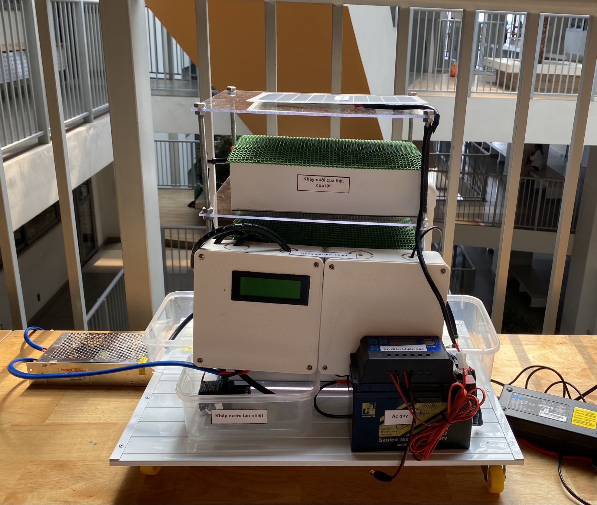 Smart tank for crab farm 